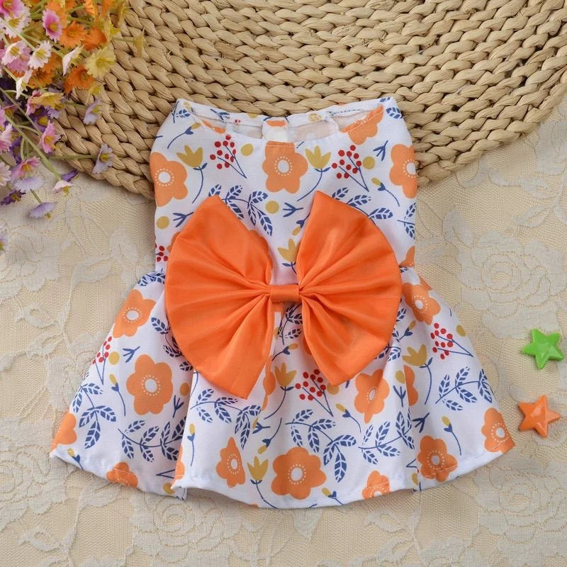 Summer Dog/Cat Princess Party Dress