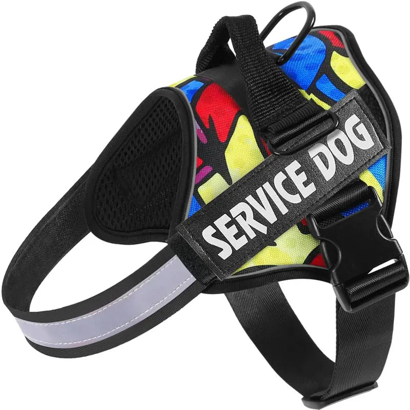 Service Dog Vest Harness; Chest Strap