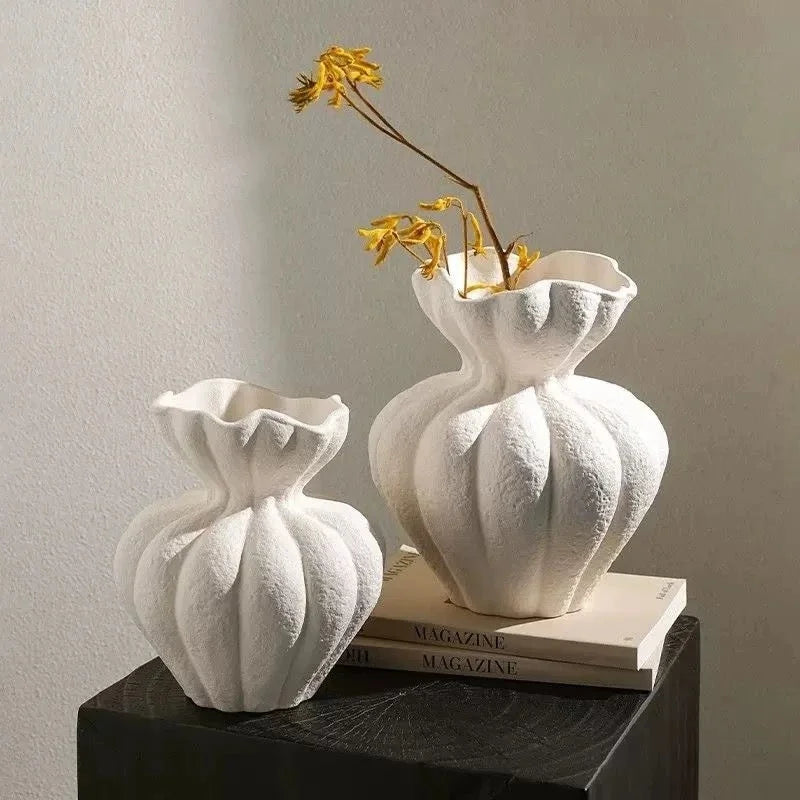 Unique French Minimalist Design Ceramic Vase