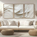 3pcs/set Neutral Wave Abstract Canvas Print