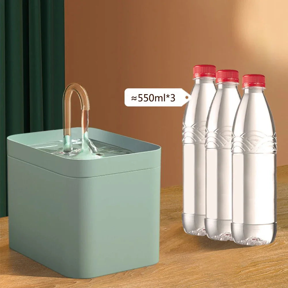 Ultra-Quiet Pet Water Fountain Auto Filter USB Electric