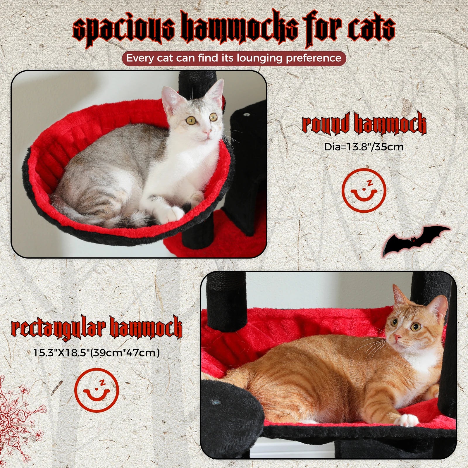 Deluxe Tall Cat Tree for Indoor Cats