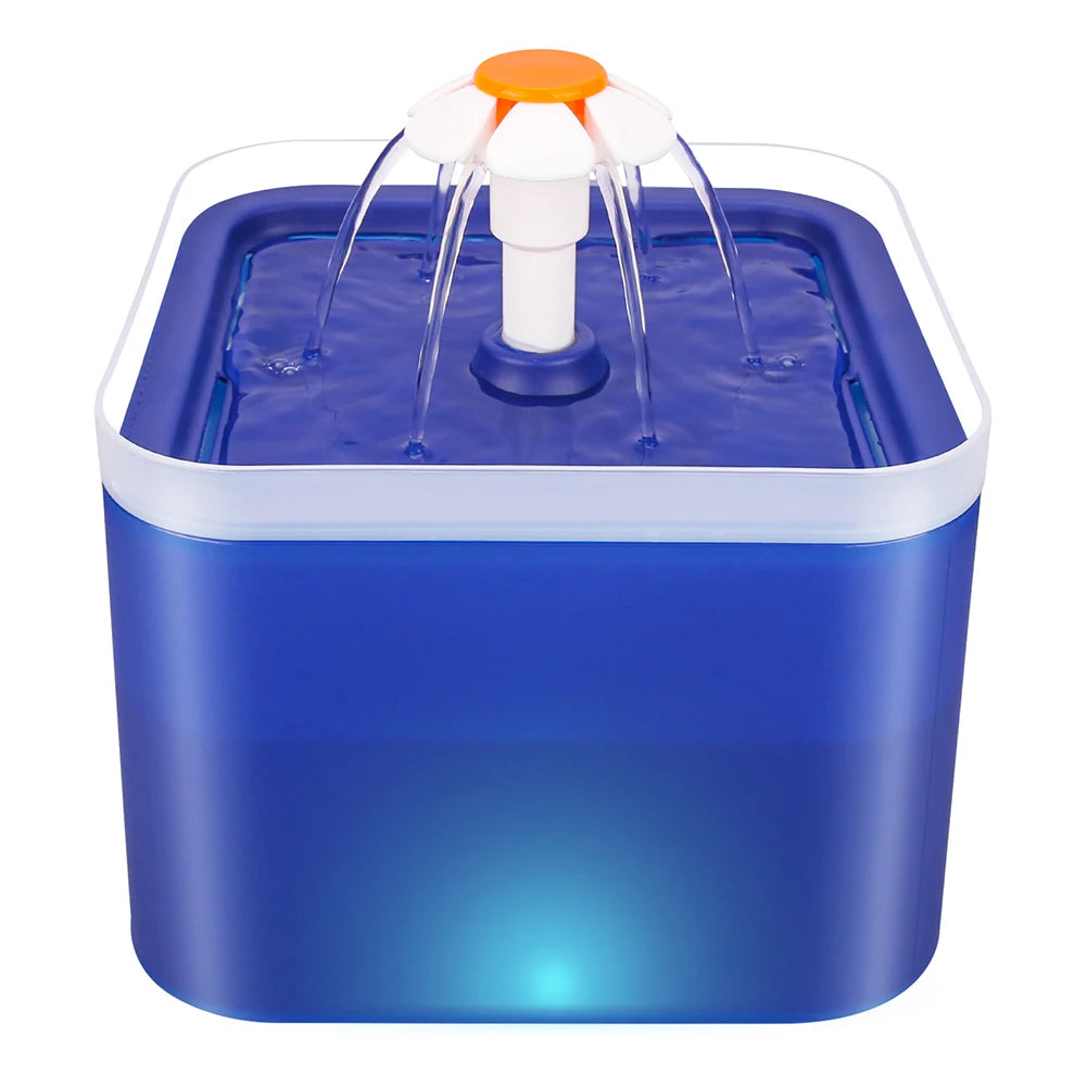 Silent Cat Water Dispenser; LED Lighting,