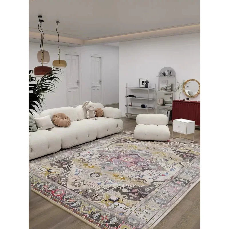 Retro Thickened Persian Style Carpet; 3 Designs, 8 Sizes