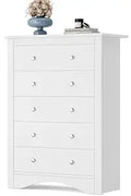 Contemporary 5-Drawer Dresser; Living Room TV Stand