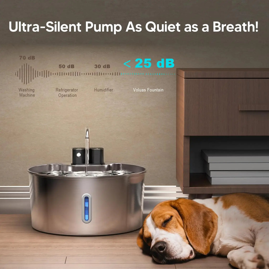 7L Pet Fountain, Cordless, Built-in Motion Sensor