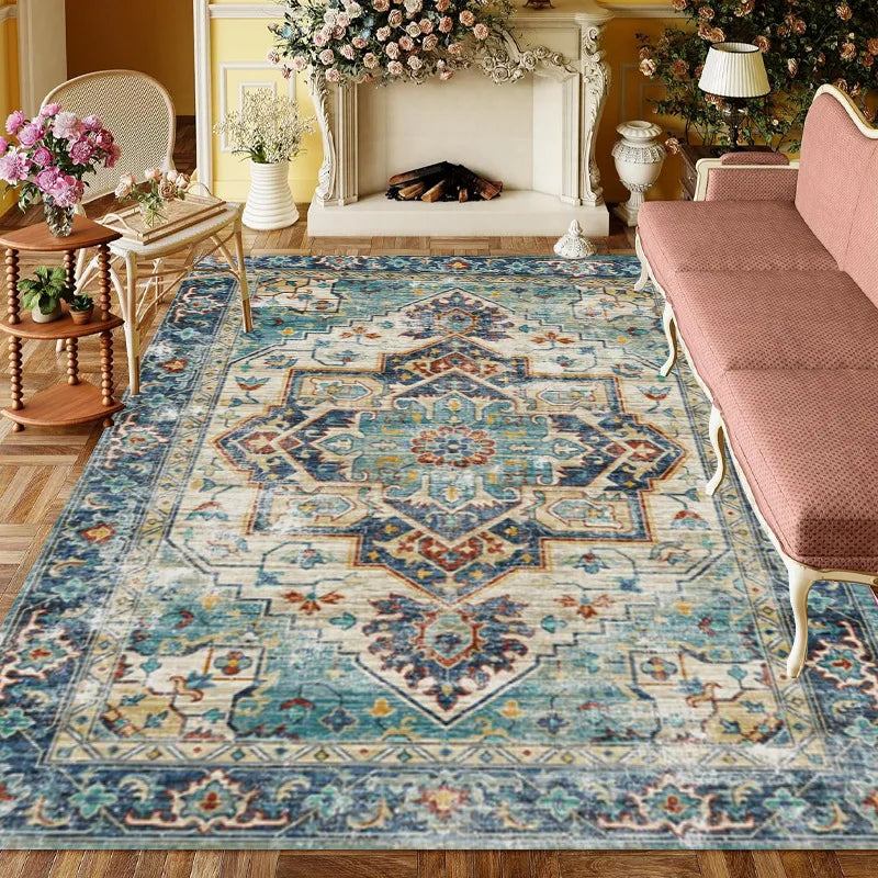 Vintage  Bohemian Geometric Carpets, 4 Styles/Sizes