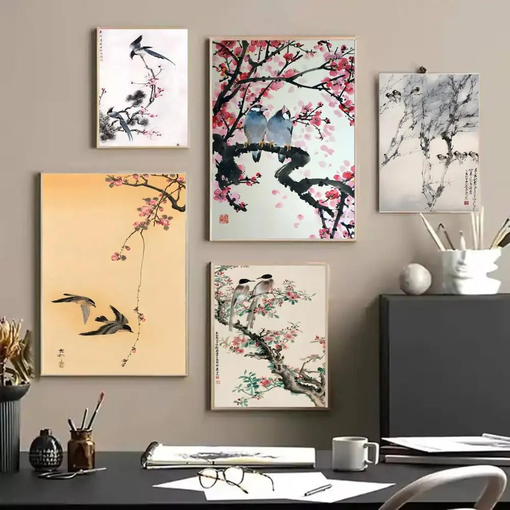 Chinese Style Calligraphy Painting on Canvas Prints