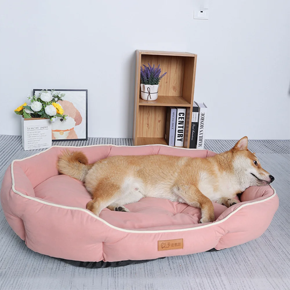 Pet Sleeping Sofa Large Plush Dog Bed