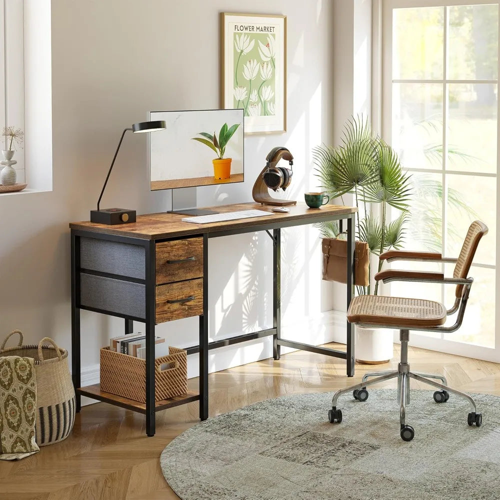 Desk with Two Drawers for Study and Writing