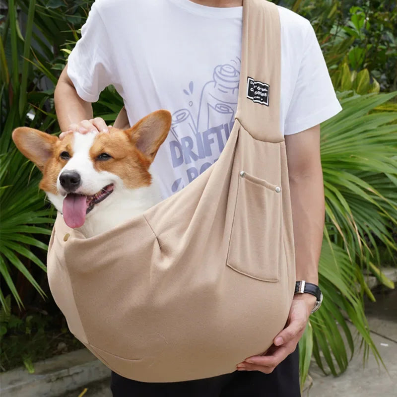 Crossbody Shoulder Bag Carrying Sling for Dogs