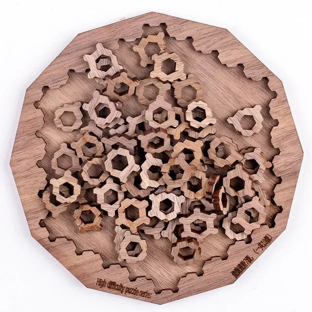 Impossible Wooden Jigsaw Puzzles For Adults; Brain-teasers