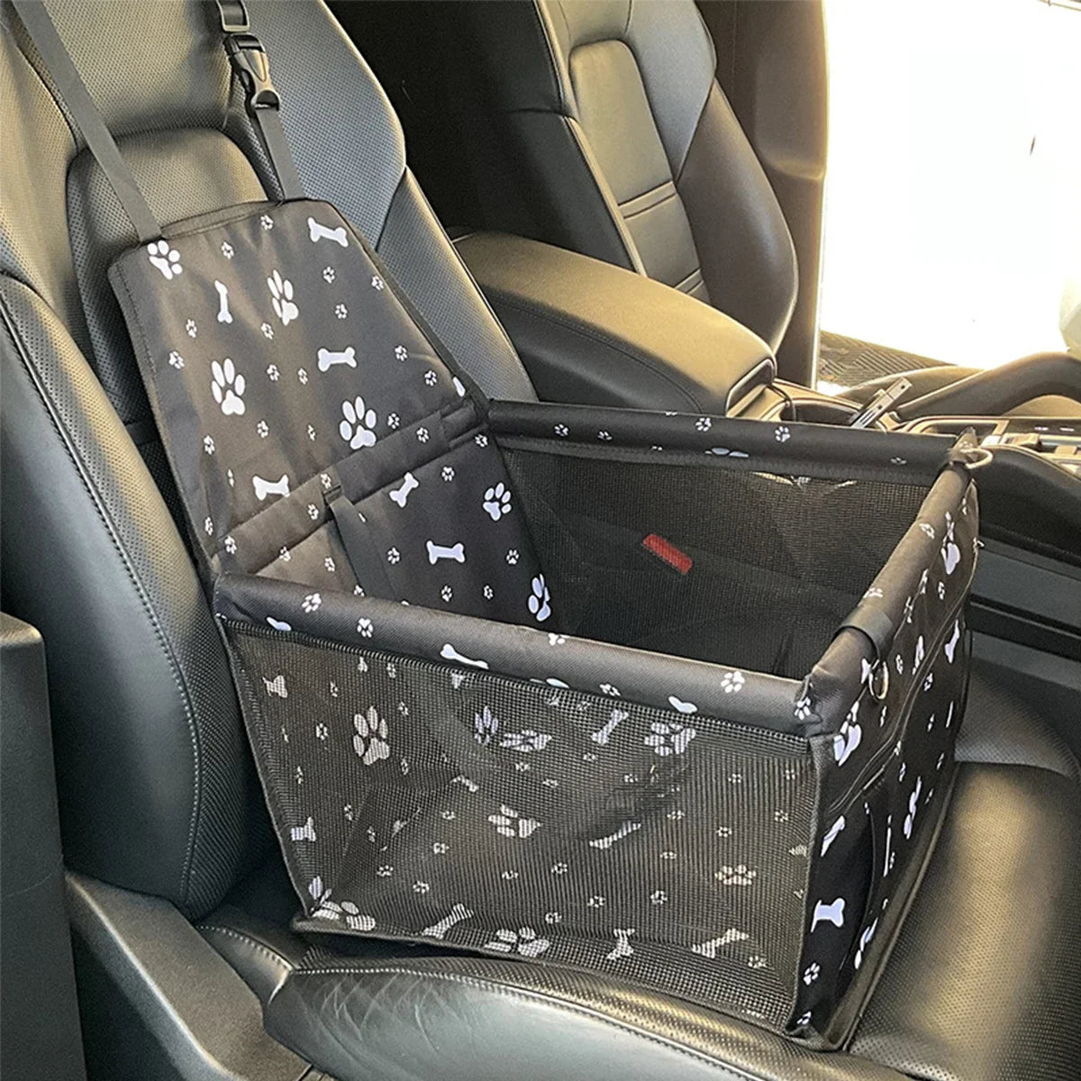 Deluxe Dog Safety Car Seat & Harness