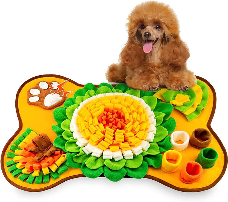 Dog Smell Training, Foraging Mat; Slow Feeder