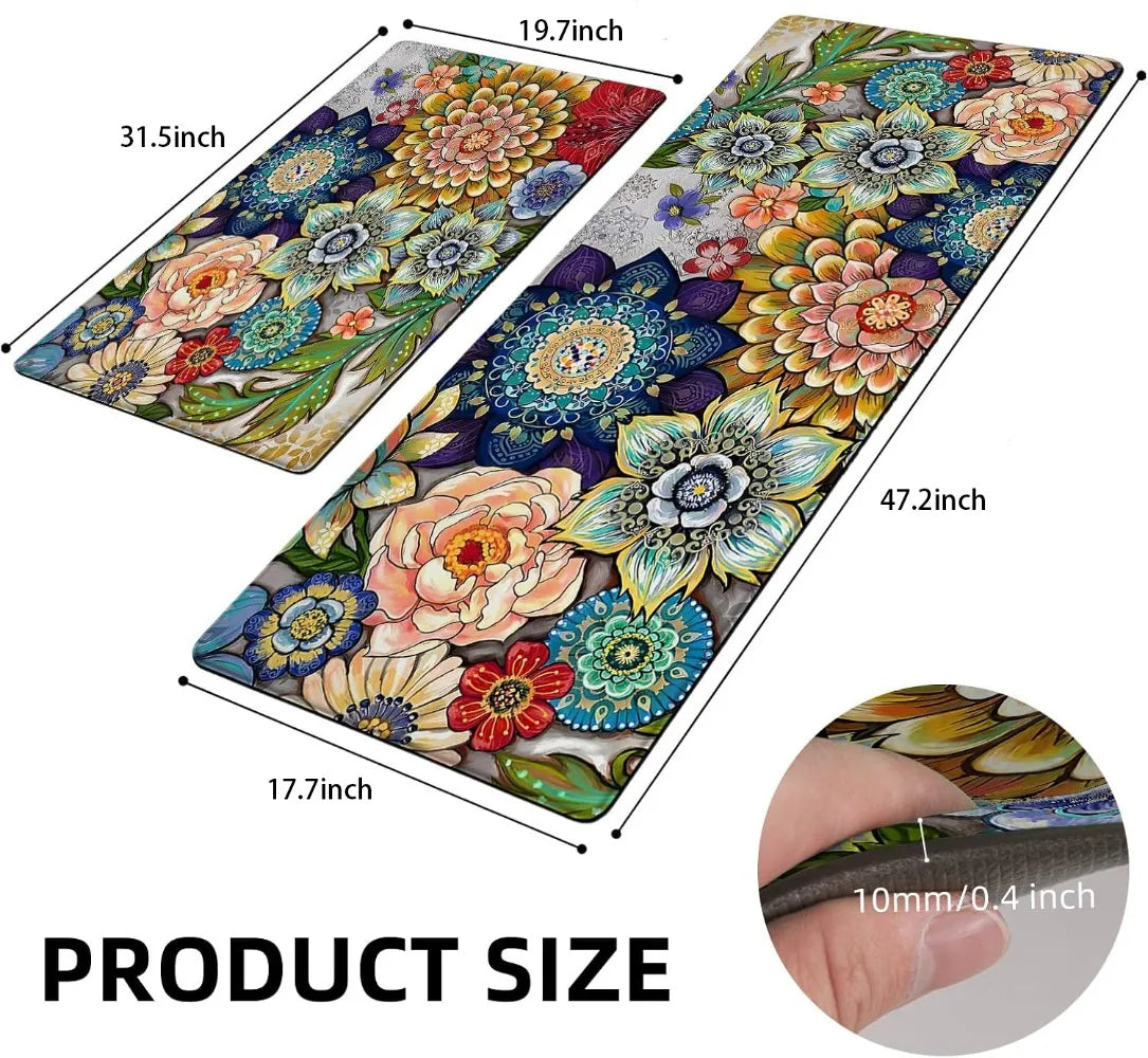 Anti-Fatigue Memory Foam Comfort Mats; 2 Sizes