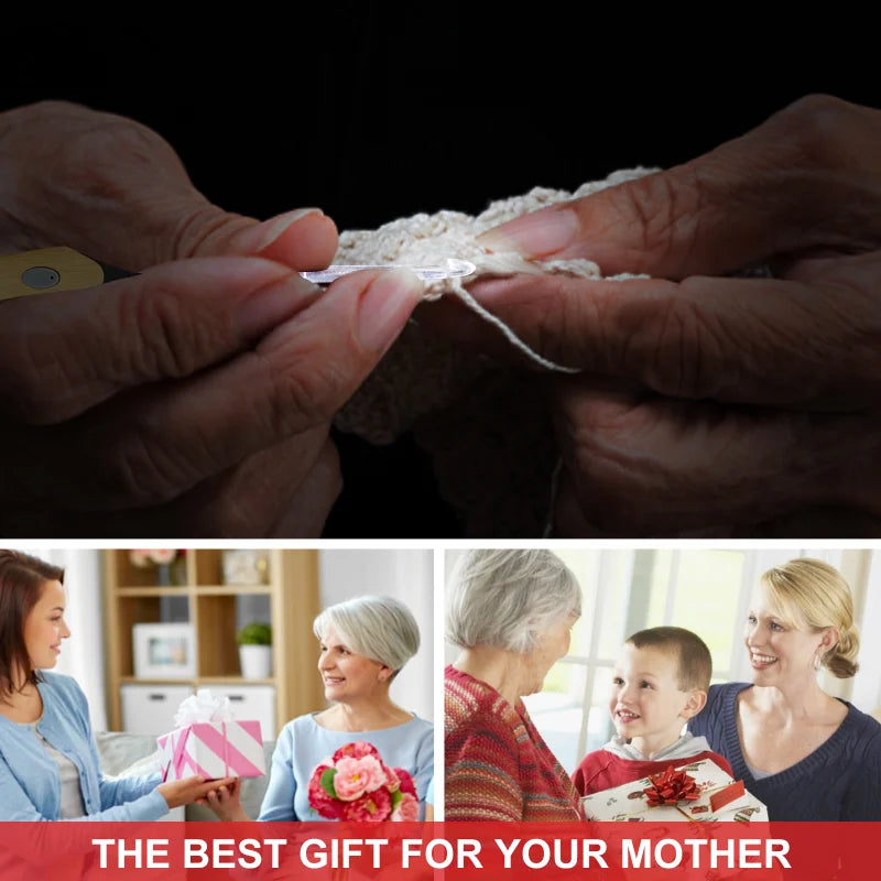 17pcs Crochet Hook Set, LED Counter, Case