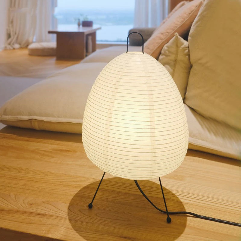 Modern Handmade Rice Paper LED Table Lamp