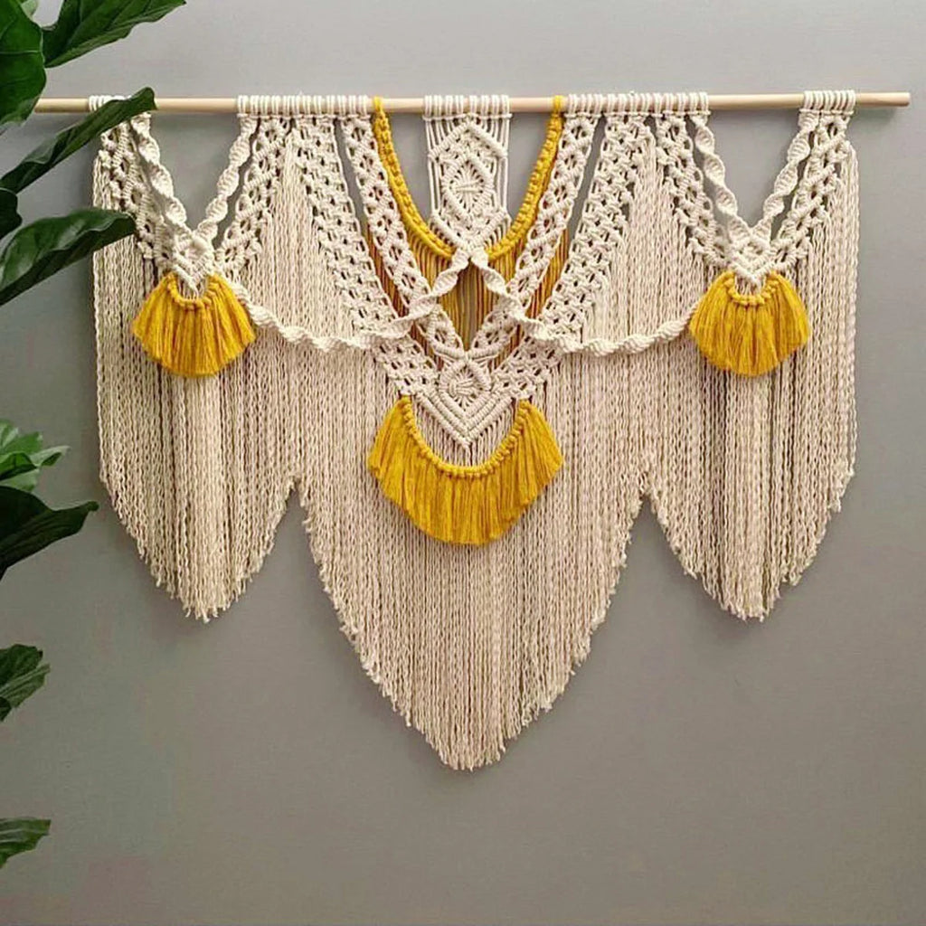 Boho Style Handmade Macrame Tapestry Wall Hanging