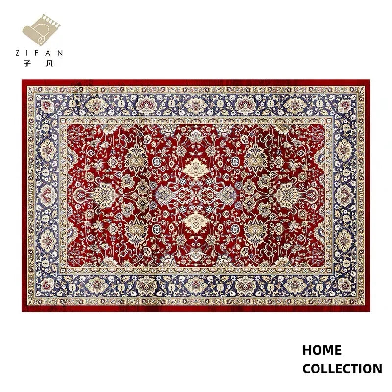 Retro Thickened Persian Style Carpet; 3 Designs, 8 Sizes