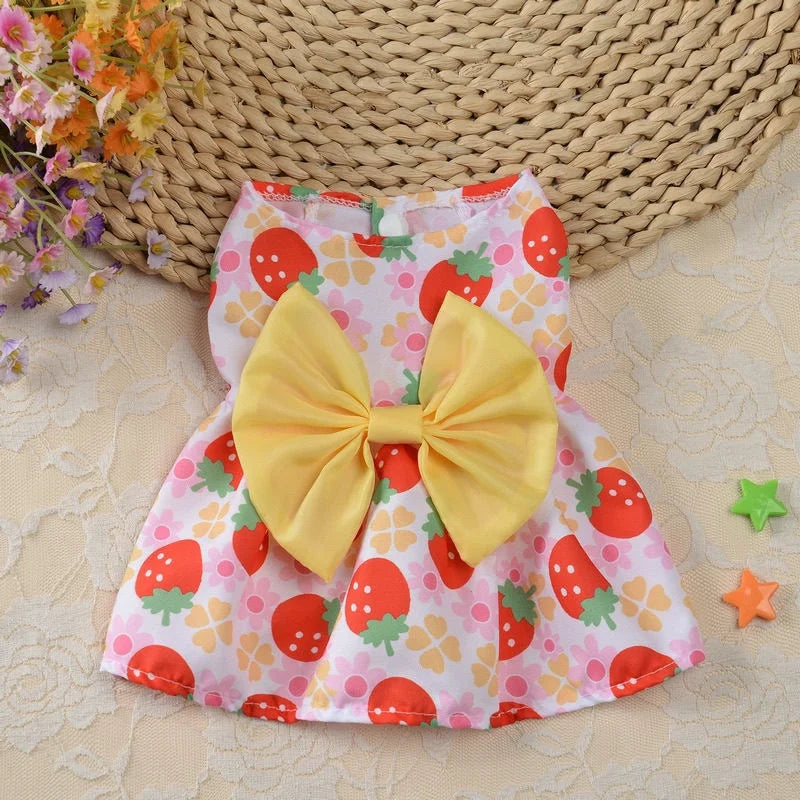 Summer Dog/Cat Princess Party Dress