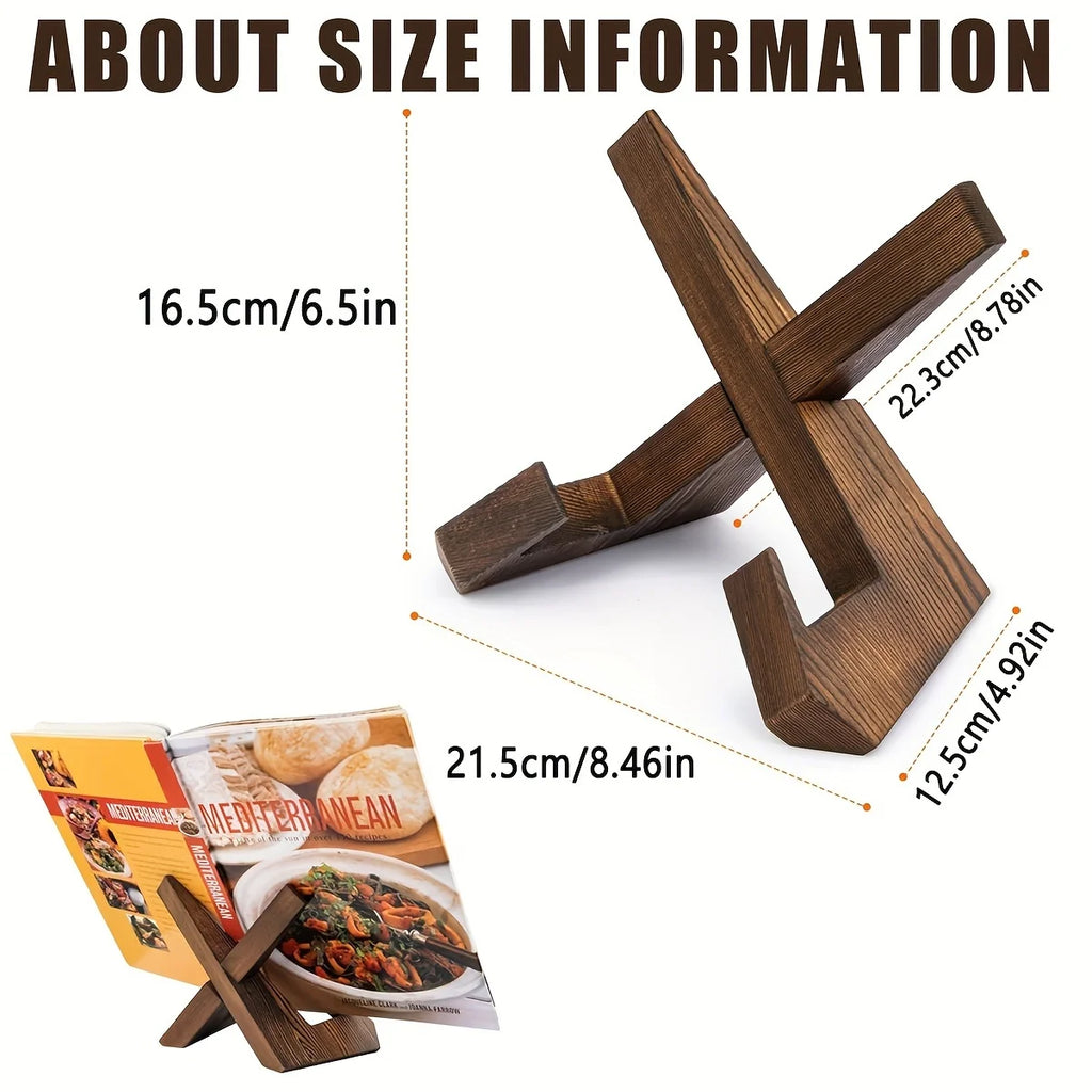 Cookbook Easel; Holds Book Upright Hands Free