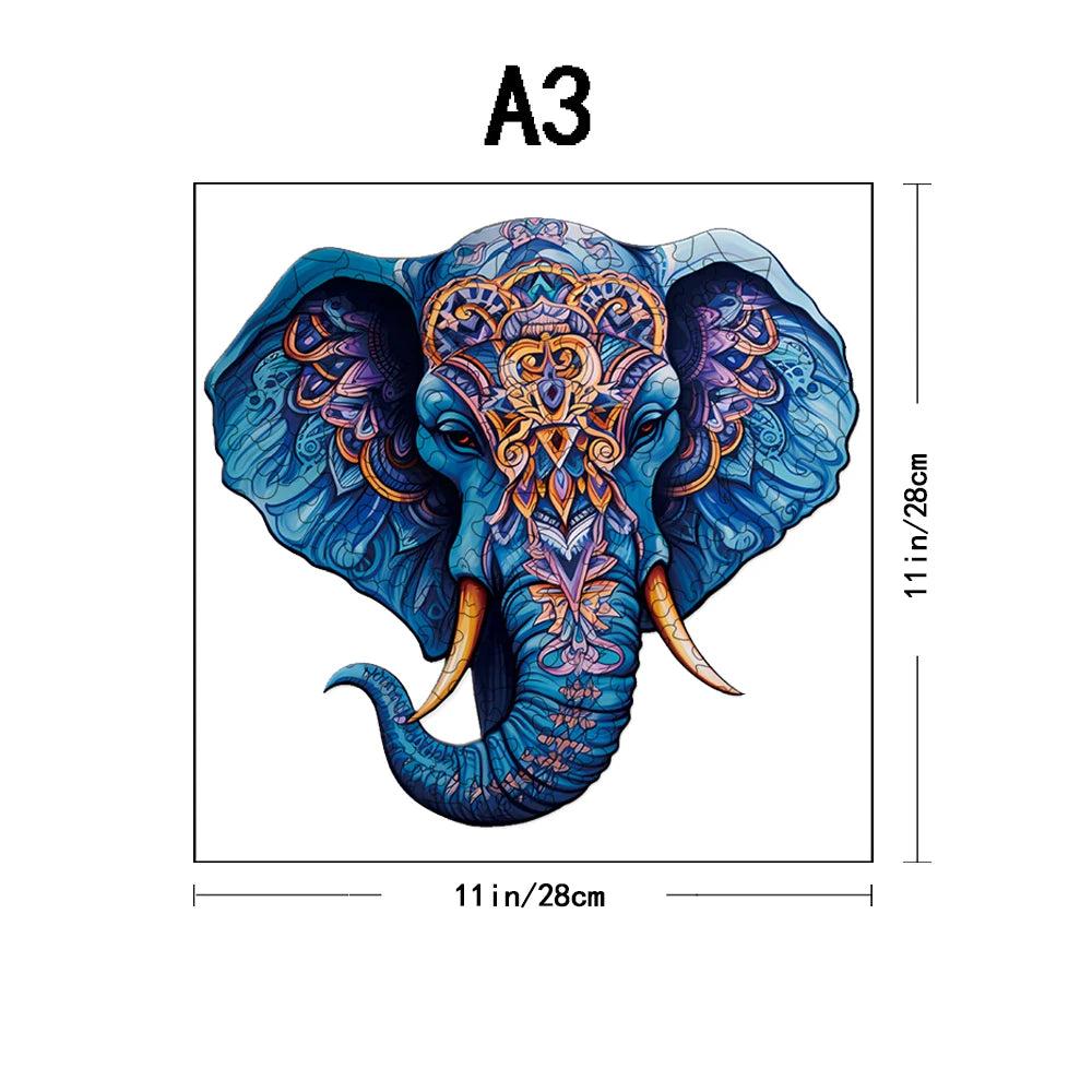 Adult Advanced Plywood Puzzle, Unique Animal Shapes