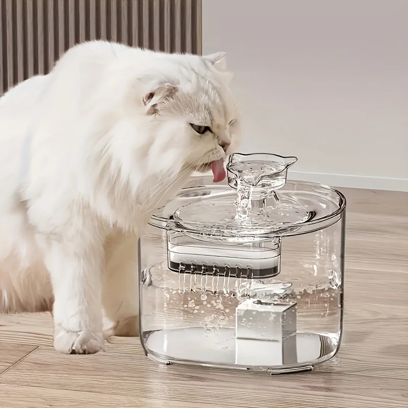 2.2L Pet Water Fountain; Fresh Filtered Water