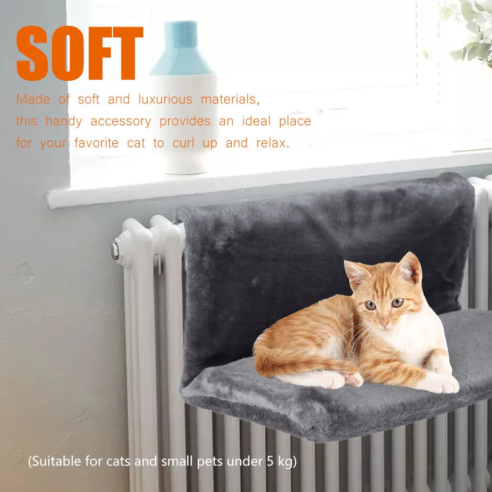 Radiator Hanging Cat Bed; Metal Frame