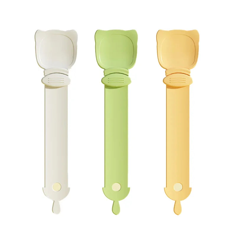 Cat Strip Feeder Spoon; 3 pc Set