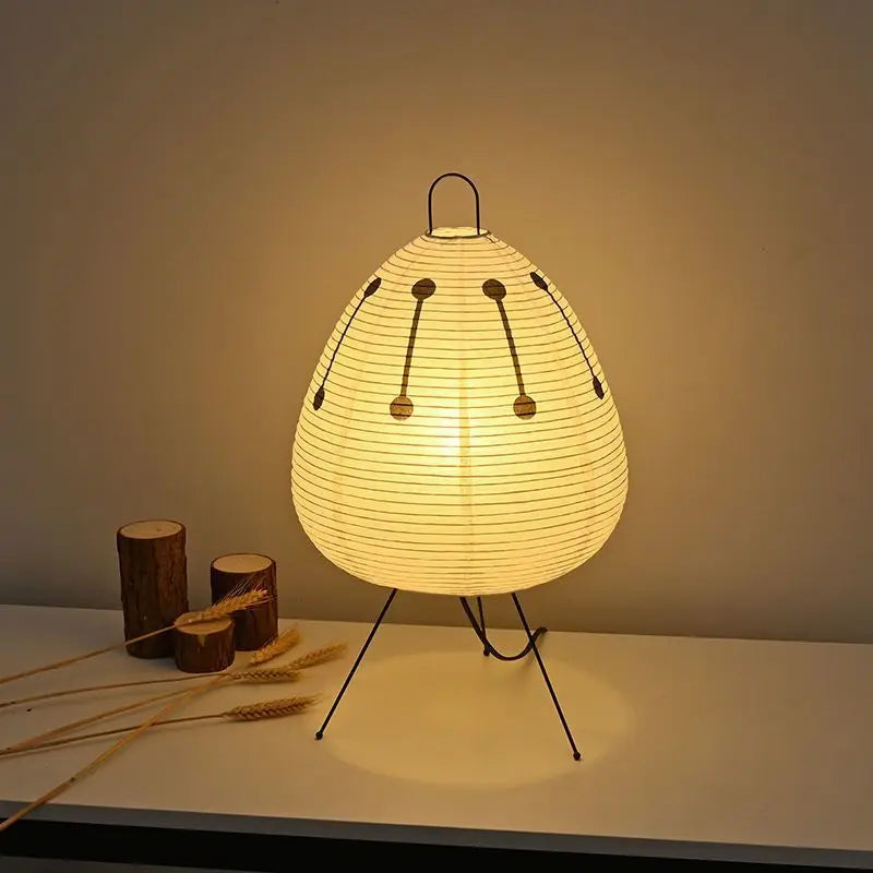 Modern Handmade Rice Paper LED Table Lamp