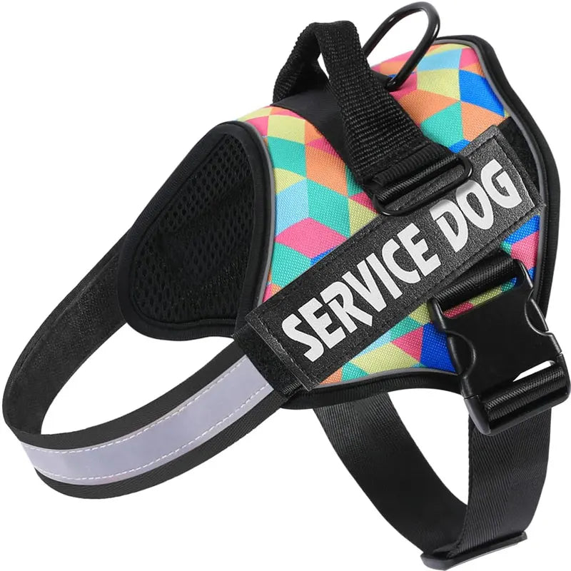 Service Dog Vest Harness; Chest Strap