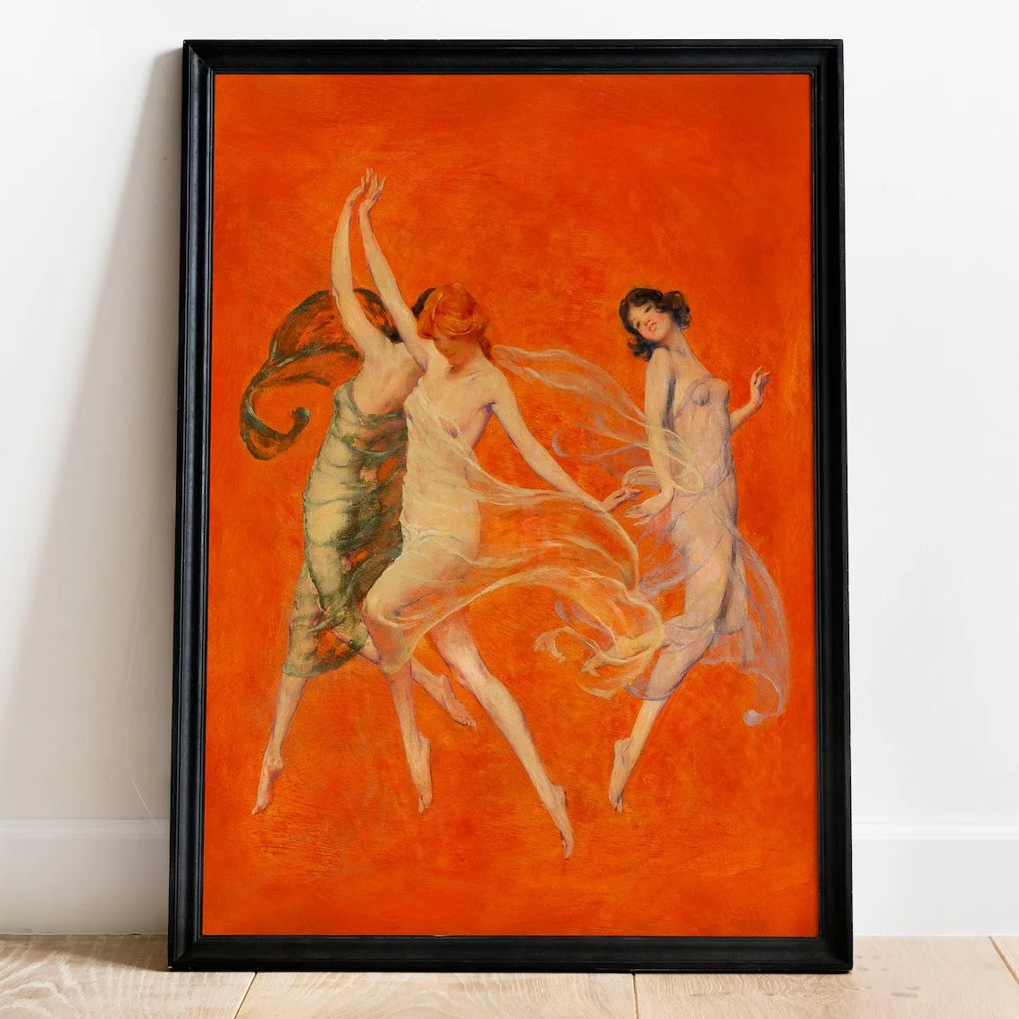Dance of Three Muses Art Print, Museum Quality