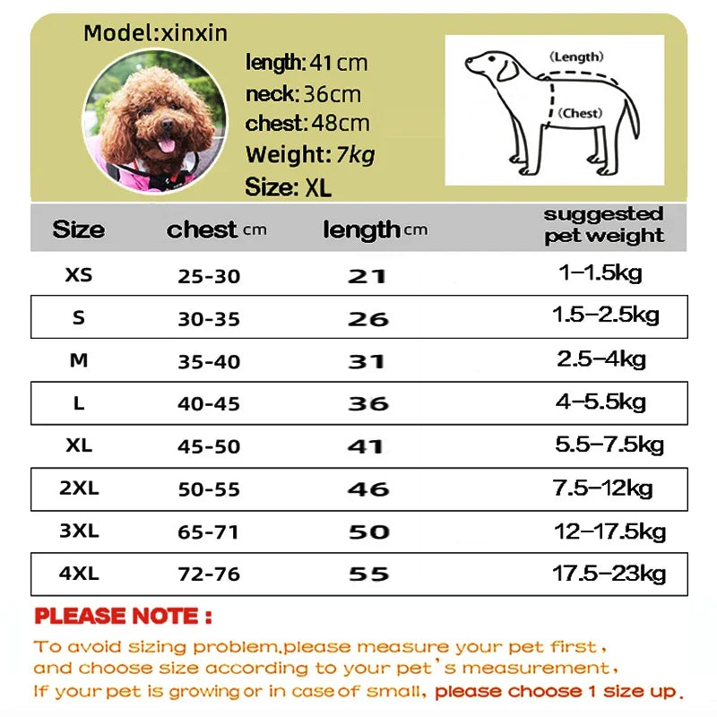 Dog Raincoat Jumpsuit, Transparent Hood, Waterproof