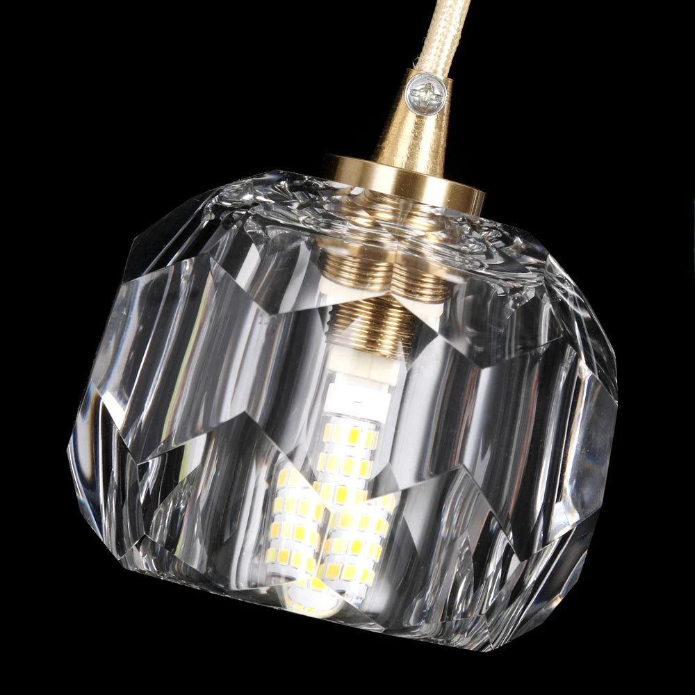 Crystal Pendant Lights; Customize Design Shapes,