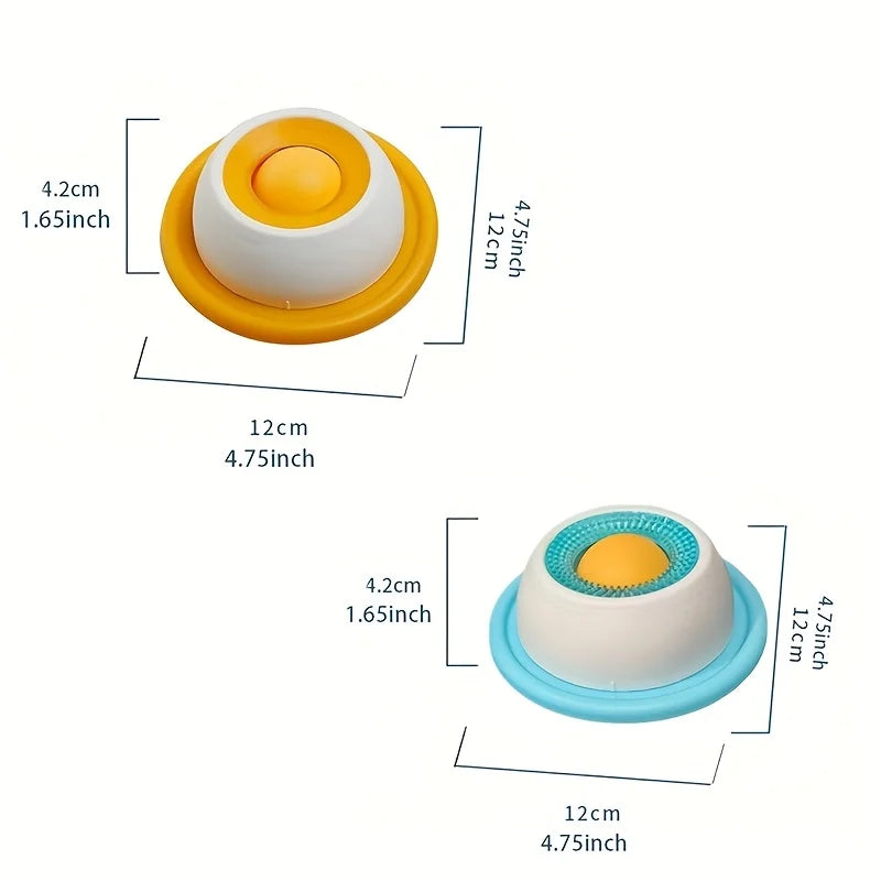 Licking Plate Slow Feeder; Interactive Snack Bowl