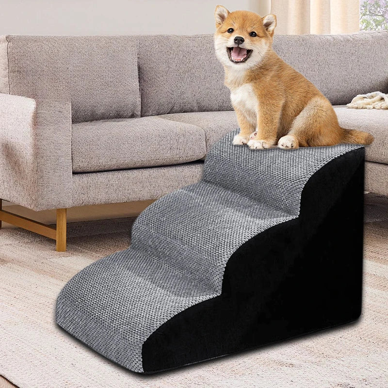2/3 Step Dog Stairs, Ramp, Washable Cover