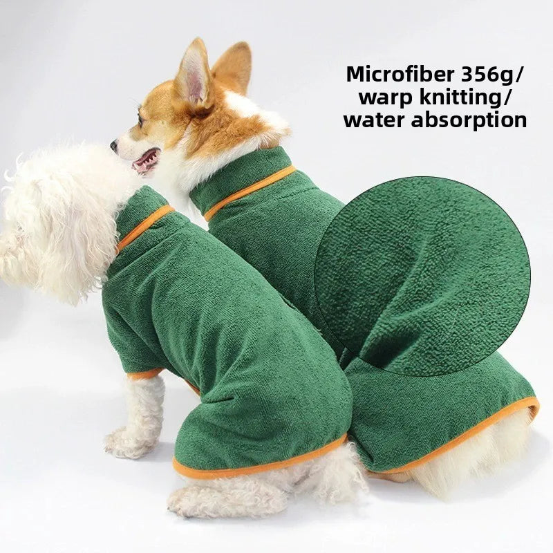 Pet Bathrobe, Full Body Drying Towel