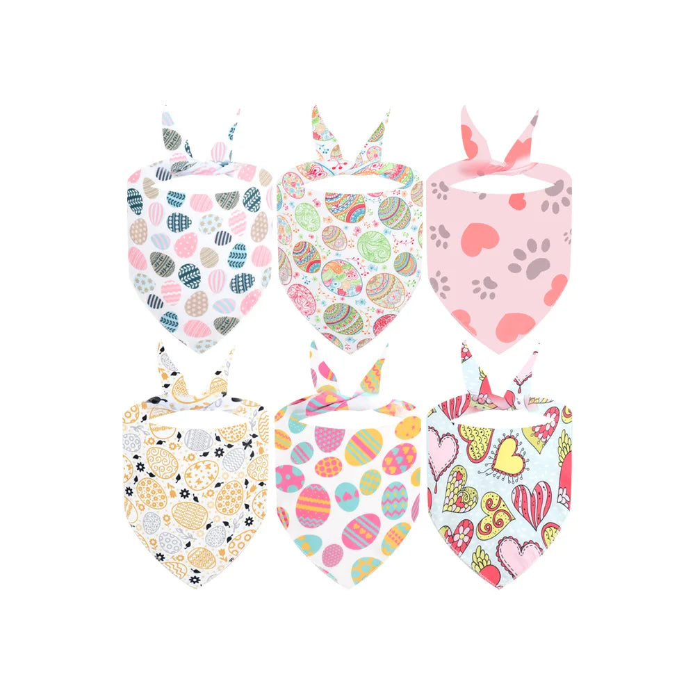 30pcs Pet Bandana Assorted Holiday Prints
