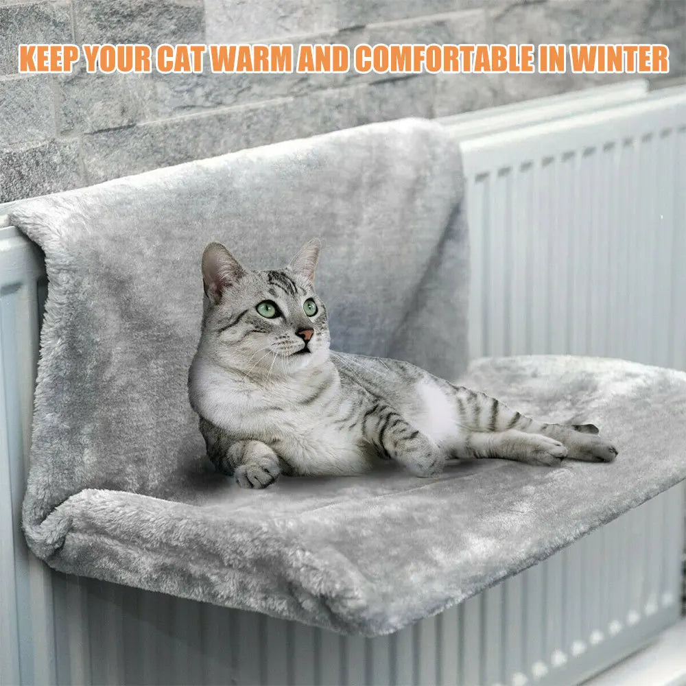 Radiator Hanging Cat Bed; Metal Frame