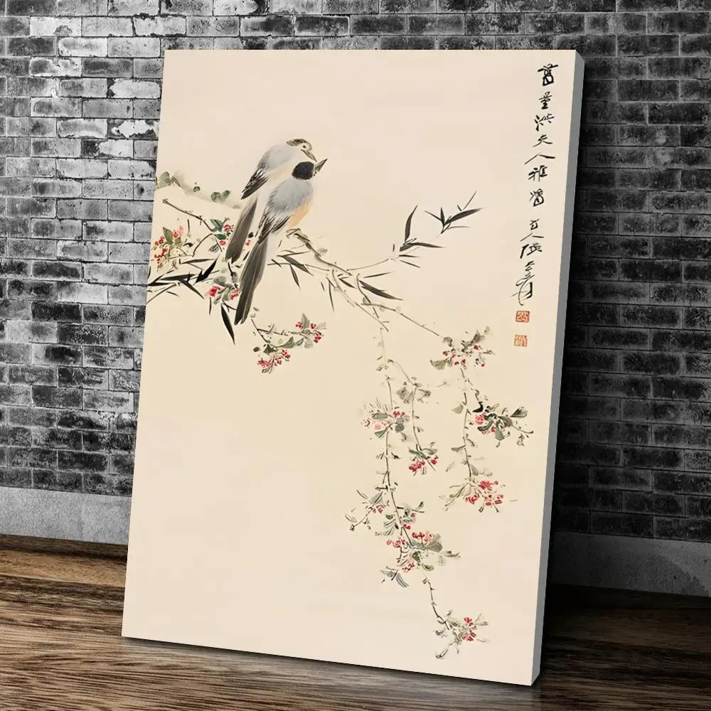 Chinese Style Calligraphy Painting on Canvas Prints