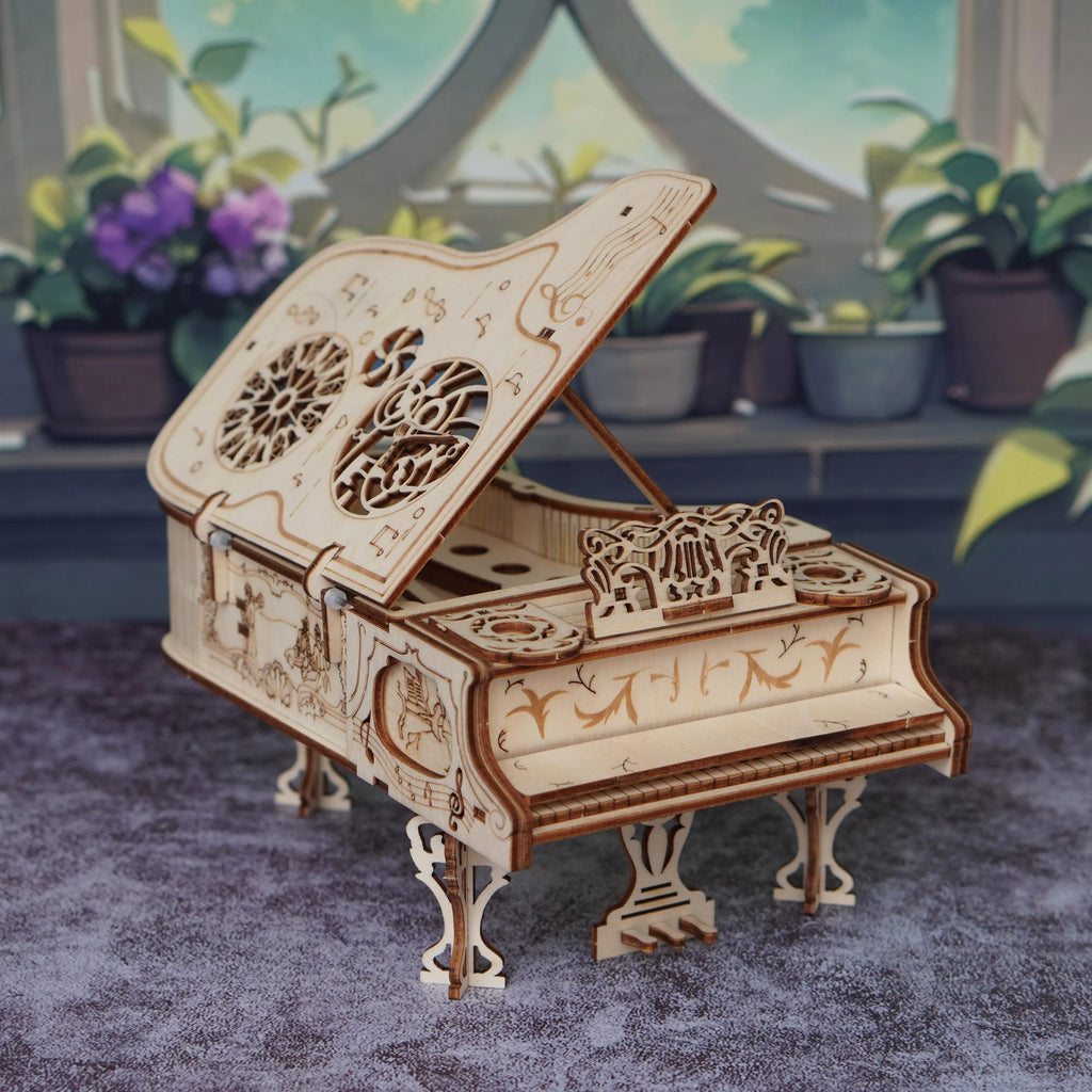 3D Wooden Puzzle for Adults Piano Model