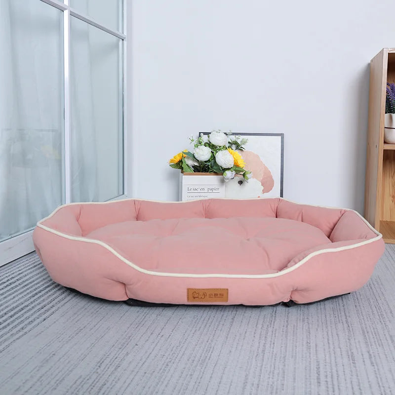 Pet Sleeping Sofa Large Plush Dog Bed