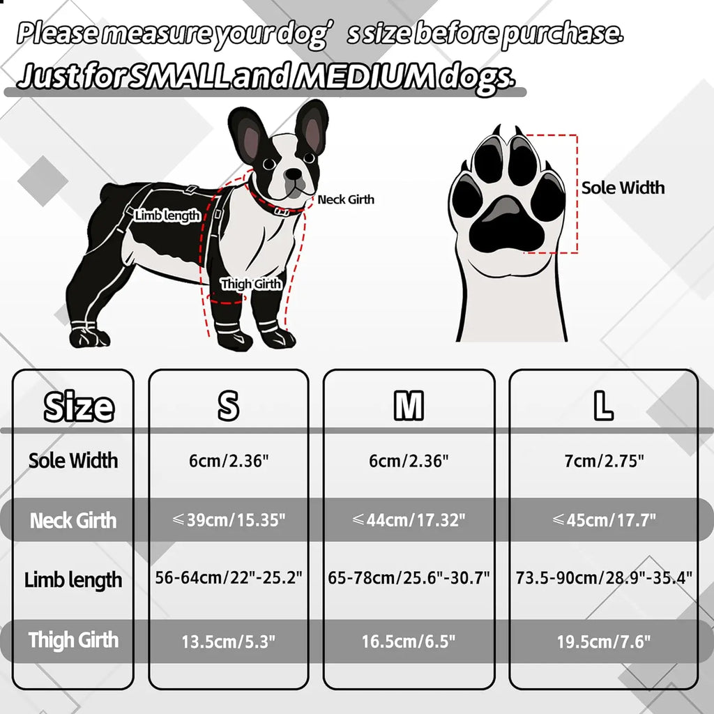 2025 Best Anti-Slip Dog Paw Protector Rain Booties