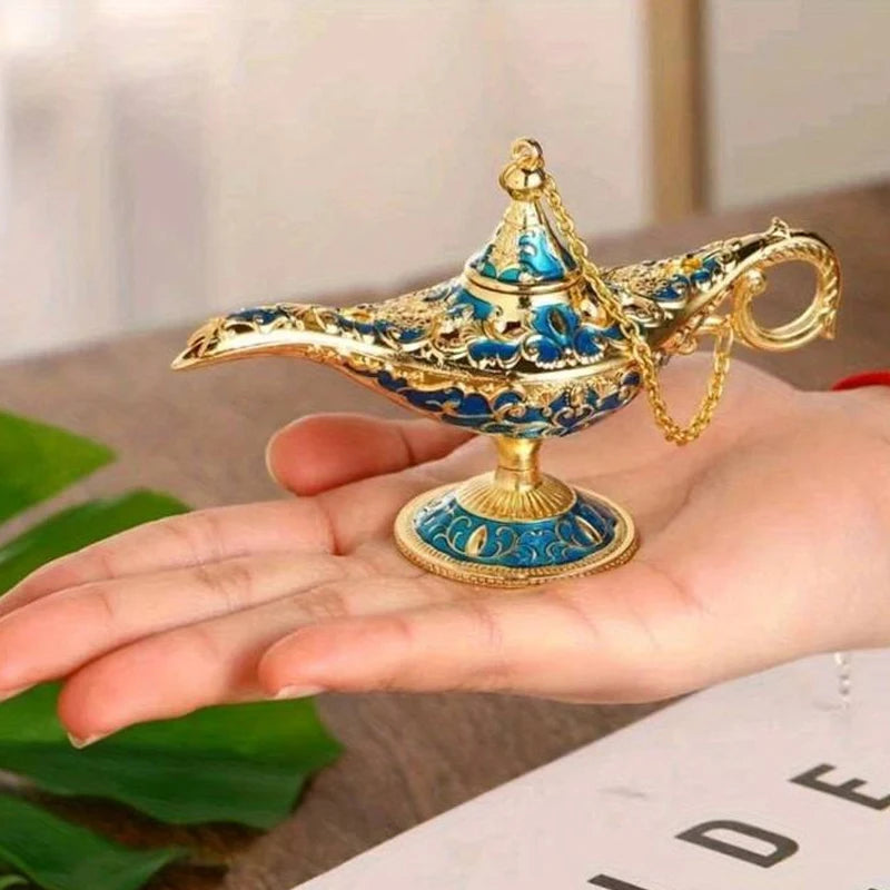 Exotic Aladdin Lamp, Unique Handcrafted Design