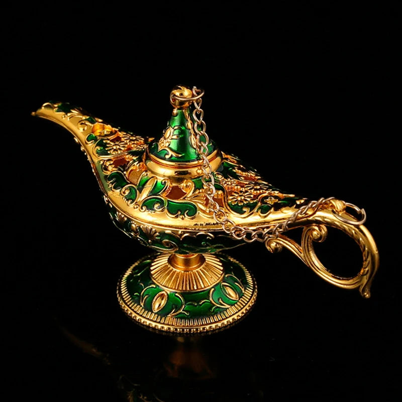 Exotic Aladdin Lamp, Unique Handcrafted Design