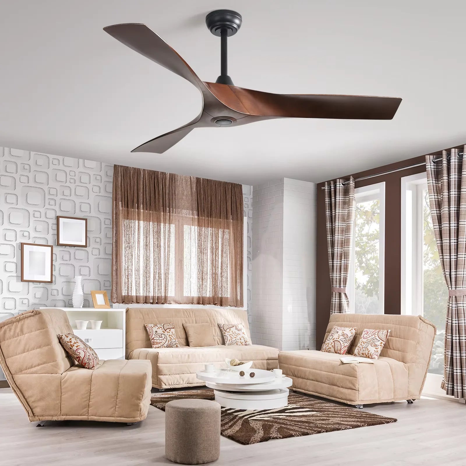 52-inch Ceiling fan, 6-Speed with Remote Control