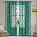Romantic Lace Sheer Curtain; 8 Colors