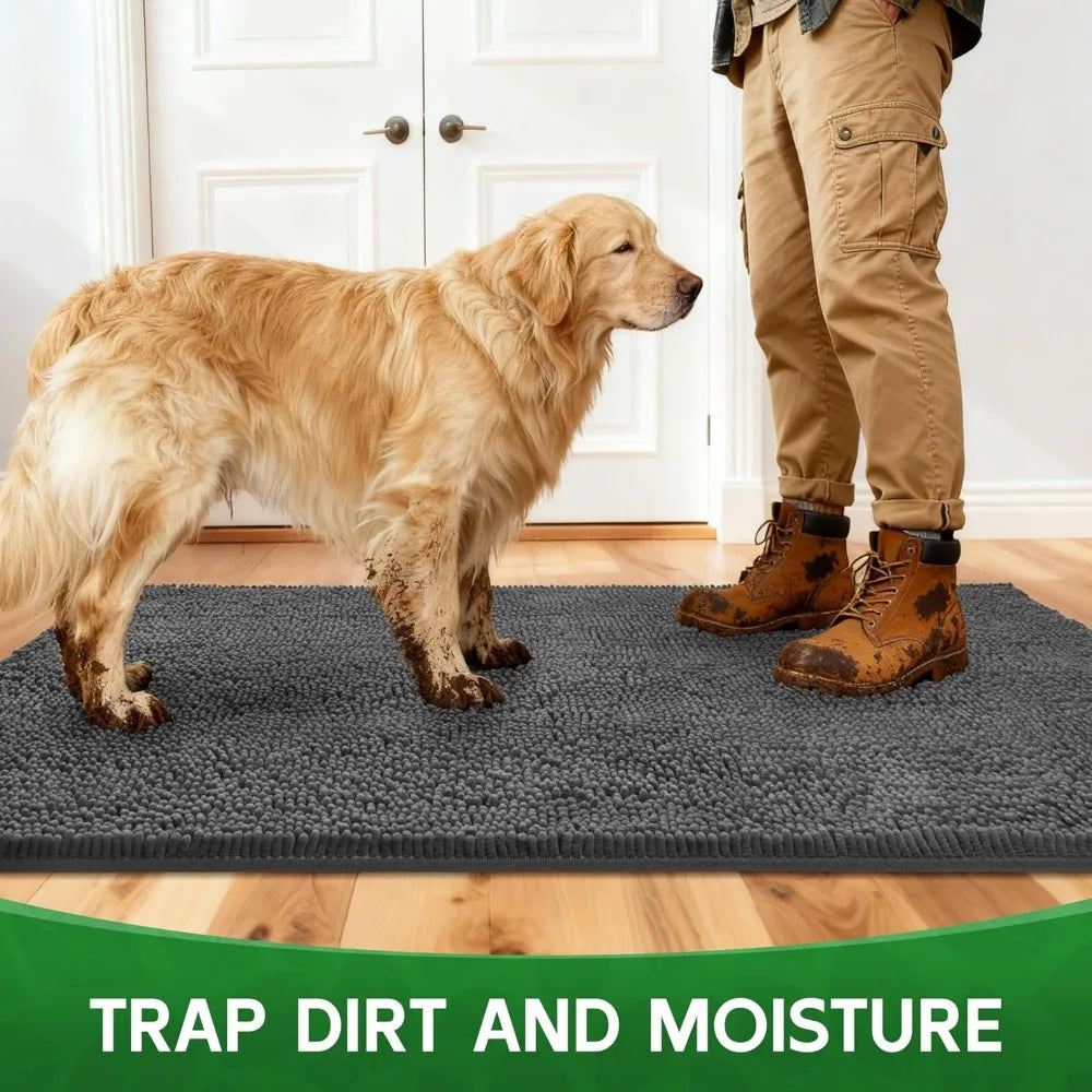 Premium Dirty Paws Indoor Mat for Pets & People