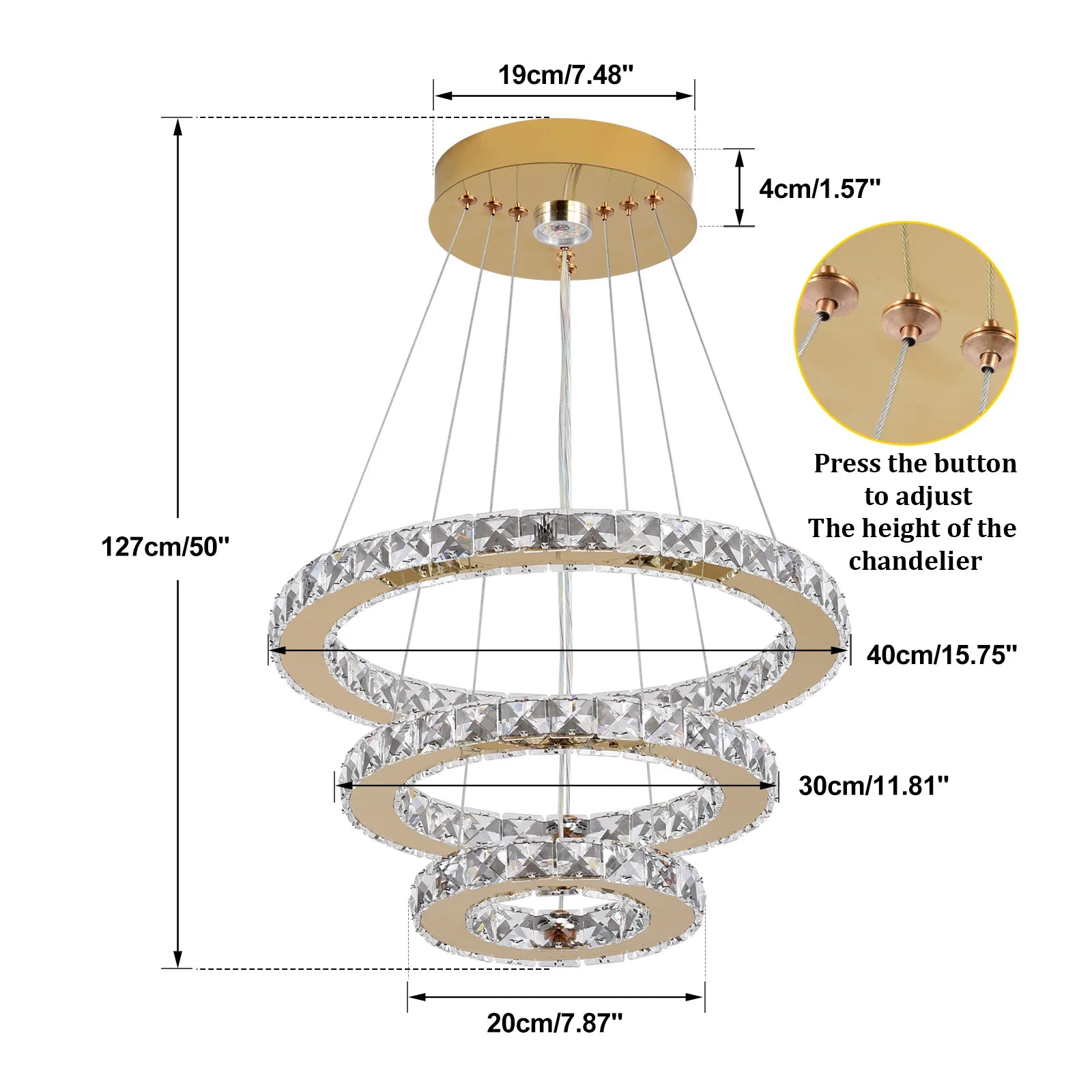 French Luxury Crystal Chandelier. Beautiful in Any Room