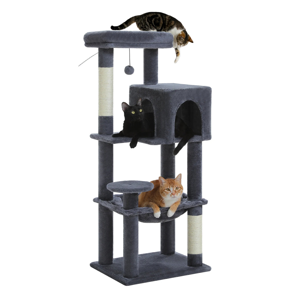 5-Level Cat Tower, 45" with Top Perch
